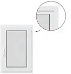 vidaXL Kellerfenster RISOR 50 x 100 cm PVC und Glas