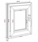 vidaXL Kellerfenster RISOR 50 x 60 cm PVC und Glas