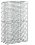 vidaXL Gabionen Hochbeet Silber