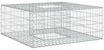 vidaXL Gabionen Hochbeet Silber