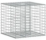 vidaXL Gabionen Hochbeet Silber