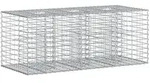 vidaXL Gabionen Hochbeet Silber