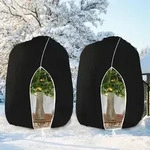 Pflanzenabdeckung Winterschutz Frostschutz 250x360cm Schwarz 2 St&uuml;ck