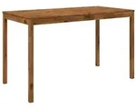 vidaXL Gartenbar-Tisch Natur 180 x 88,5 x 105 cm Massivholz Akazie