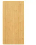 vidaXL Tischplatte 40x80x4 cm Bambus