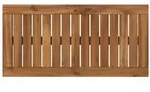 vidaXL Tischplatte 60,5 x 30 x 2 cm Rechtwinklig Massives Akazienholz