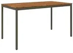 vidaXL Gartenbar-Tisch Natur und Kaffee 196 x 100,5 x 105 cm