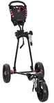 vidaXL Golf-Dolly Schwarz Eisen Klappbar