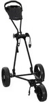 vidaXL Golf-Dolly Schwarz Eisen Klappbar