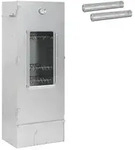 vidaXL R&auml;ucher Ofen 3 pcs Silber Verzinkter Stahl