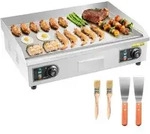 VEVOR Elektro-Grillplatte 4000 W 655 x 400mm Grillbereich, 50-300 &deg;C
