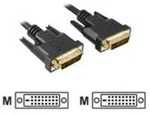 Sharkoon DVI-Kabel - Dual Link - DVI-D (M) - zu DVI-D (M) - 2 m