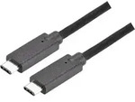 Bachmann USB-Kabel USB 3.2 Gen1 USB-C&reg; Stecker, USB-C&reg; Stecker 0.50 m Schwarz