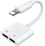Joyroom Adapter f&uuml;r Kopfh&ouml;rer - kompatibel mit iPhone Laden und Musik h&ouml;ren