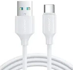 Joyroom USB-A auf USB-C Kabel, 3A, 480 Mbit/s, PVC, 1 m, Wei&szlig;
