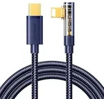 Joyroom USB-C auf Lightning Winkelkabel, 20W PD, 1.2m, Blau