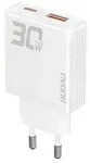 Ladeger&auml;t GaN Dudao A30EU 30W USB-A / USB-C Wandladeger&auml;t in Wei&szlig;