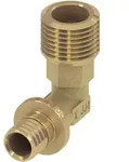 TECEflex Winkel&uuml;bergangsnippel Rotguss d= 32mmx1 AG