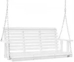 VEVOR Hollywoodschaukel Zedernholz, 1370x710x600mm, Terrassenschaukel f&uuml;r Hof...