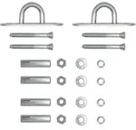 2er Set 250kg H&auml;ngesessel Befestigung f&uuml;r Schaukel H&auml;ngematte Boxsack...