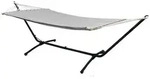 Outdoor H&auml;ngematte mit Gestell - 310cm H&auml;ngemattengestell 200x120...