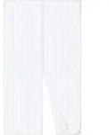 Fliegengitter T&uuml;r Magnet Insektenschutz Balkont&uuml;r 140x240 cm Wei&szlig;