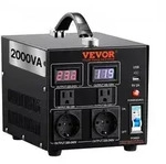 VEVOR 2000W Spannungswandler Transformator AC 110V_220V Transformer Wandler 2x...