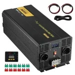 VEVOR Wechselrichter mit reiner Sinuswelle, 5000 Watt, Spannungswandler, DC 12...