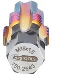 KS Tools Gewindeschneider mit F&uuml;hrungsbolzen f&uuml;r Lambdasonden, M18x1,5