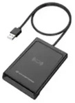 Conceptronic BIAN11B Smart-ID-Kartenleser mit dualer Schnittstelle, USB 2.0,