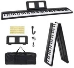 vidaXL 88Tasten Klavier Elektrisches Keyboard mit Notenst&auml;nder Faltbar