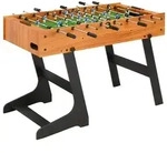 vidaXL Klappbarer Kickertisch 121 x 61 x 80 cm Hellbraun