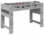 vidaXL Tischfu&szlig;balltisch Graues Sonoma 125 x 60,5 x 80 cm