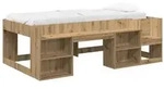 vidaXL Kinderbettgestell mit Stauraum Artisan-Eiche 90 x 200 cm