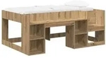 vidaXL Kinderbettgestell mit Stauraum Artisan-Eiche 80 x 160 cm