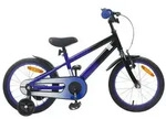 vidaXL Kinderfahrrad 16 Zoll f&uuml;r 4-6 Jahre alt Blau Schwarz