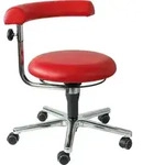 EDUPLAY 110436 Erzieher/in Stuhl, 41-54 cm, &Oslash; 61 x 54 cm, rot