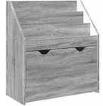 vidaXL Kinderregal Graues Sonoma 60 x 29,5 x 69 cm Holzwerkstoff