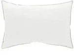 vidaXL Kopfkissen 40 x 60 cm Australische Wolle Wei&szlig;