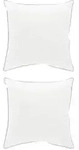 vidaXL Kopfkissen 2 pcs 50 x 50 cm Australische Wolle Wei&szlig;