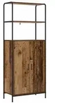 vidaXL Highboard Altholz 40 x 33 x 161 cm Holzwerkstoff