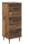 vidaXL Schubladenschrank Altholz 33 x 34,5 x 89,5 cm Holzwerkstoff