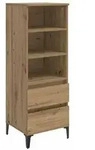 vidaXL Highboard Artisan-Eiche 40 x 36 x 110 cm Holzwerkstoff
