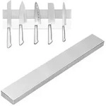 Magnetleiste Messer selbstklebend 30 cm, magnetische Messerleiste aus Edelstahl,