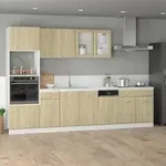 vidaXL 7-tlg. K&uuml;chenschrank-Set Lyon Sonoma-Eiche Holzwerkstoff