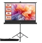 VEVOR Projektionsleinwand Stativleinwand (60 Zoll) mit 160&deg; Weitwinkel,