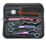 Purple Dragon Haarschere Friseurschere Set 14 cm - Buntes Geschenk |...