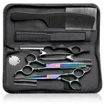PURPLEBIRD Haarschere Set Edelstahl mit Haarschneideschere & Effilierschere |...
