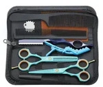 Purple Dragon Haarschere Friseurschere Set 14 cm - Gr&uuml;nes Geschenk |...