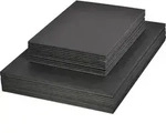 Clairefontaine Schaumkarton, 5 St&uuml;ck, 50x65 cm, 5mm - Schwarz 93666C